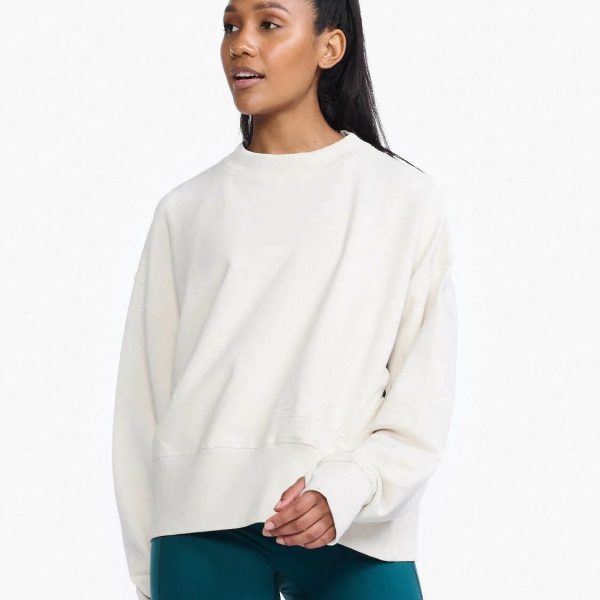 2XU Form Wide Hem Crew Tröja|Off White