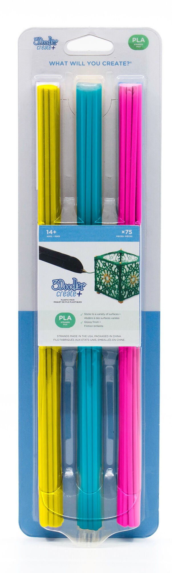 3Doodler Create+ PLA Tie Dye Stavar 75-Pack