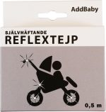 AddBaby Reflextejp 0.5 m|Svart