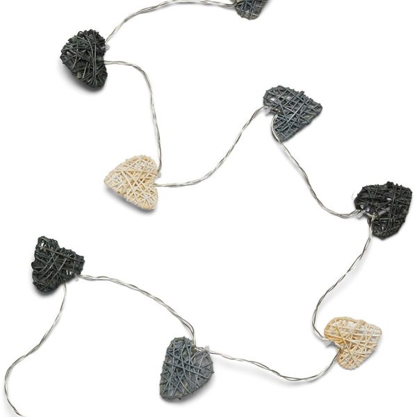 Alice &  Fox Ljusslinga Heart|Mixed Grey