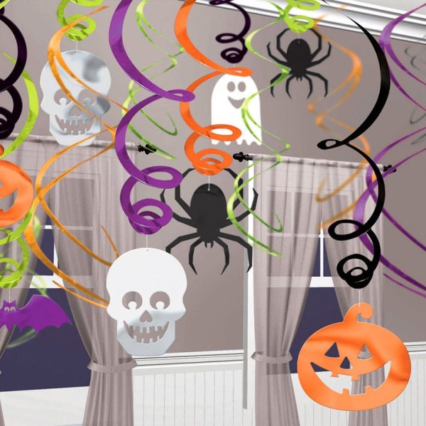 Amscan Halloween Dekoration Virvlar 30-Pack