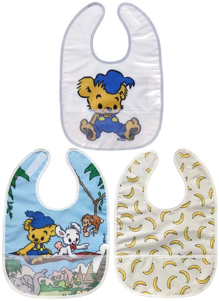 BAMSE Haklappar 3-Pack Djungel