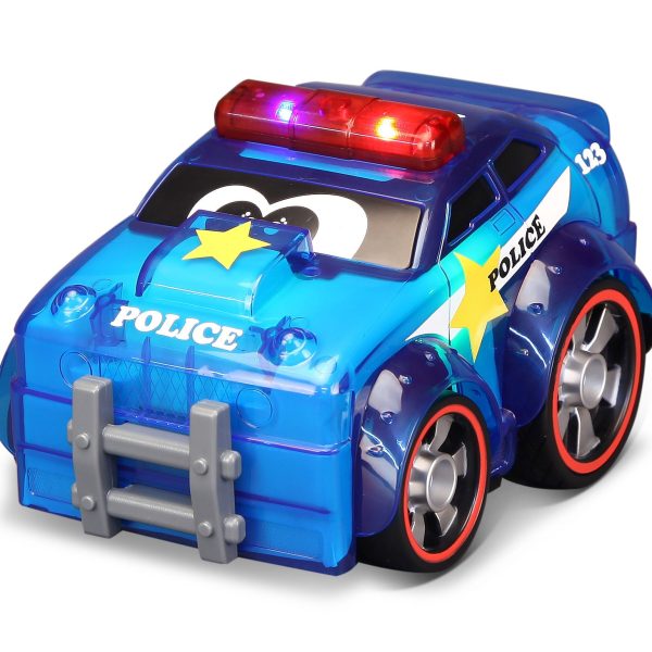 BB Junior Police Car Push &  Glow|