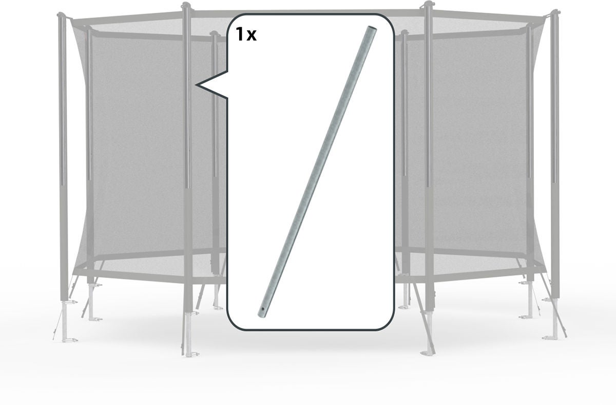 BERG Reservdel Safety Net Comfort Övre Rör För Fjäderfäste 120 Cm