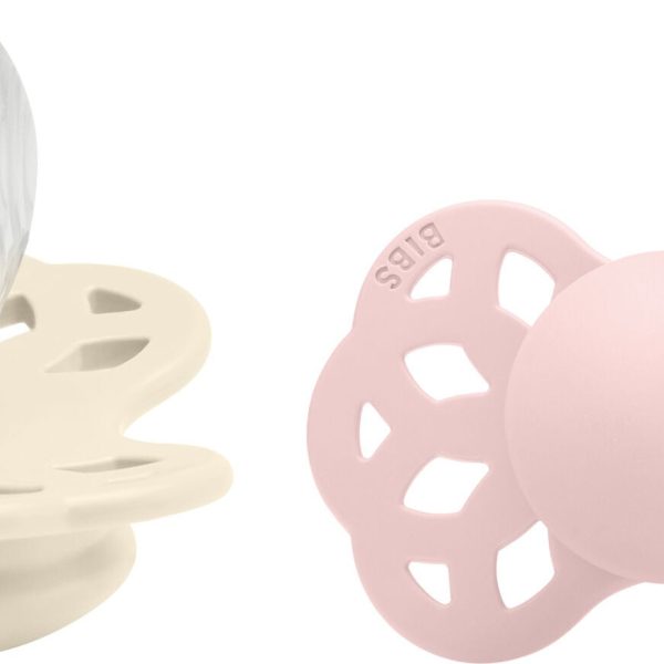 BIBS Infinity Napp 2-pack Stl 2 Symmetrical|Ivory/Blossom