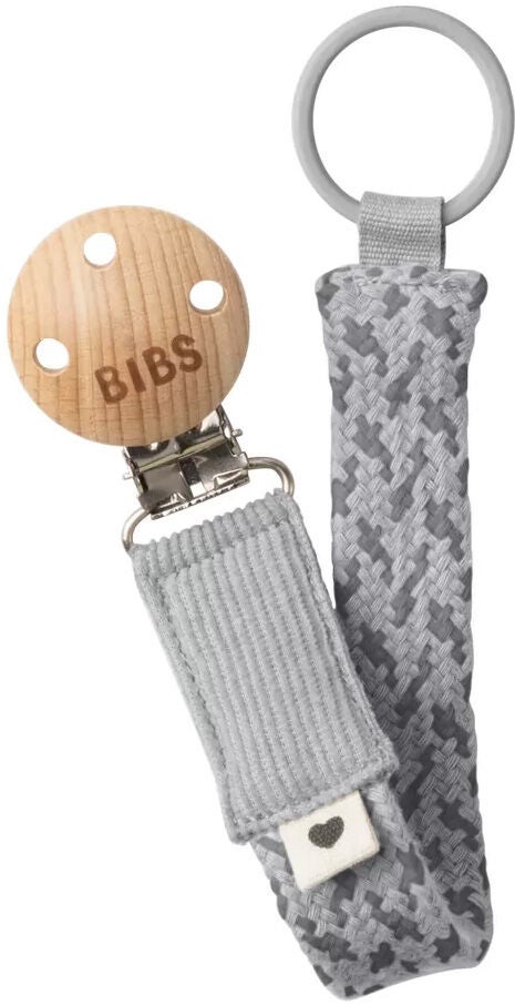 BIBS Napphållare Pacifier Braid|Cloud/Iron