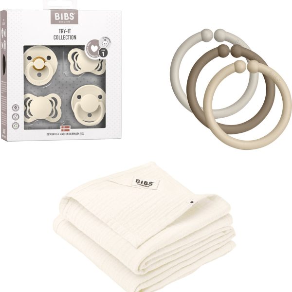 BIBS Newborn Gåvoset|Ivory