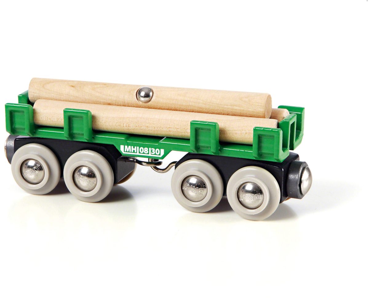 BRIO 33696 Timmervagn med timmer|