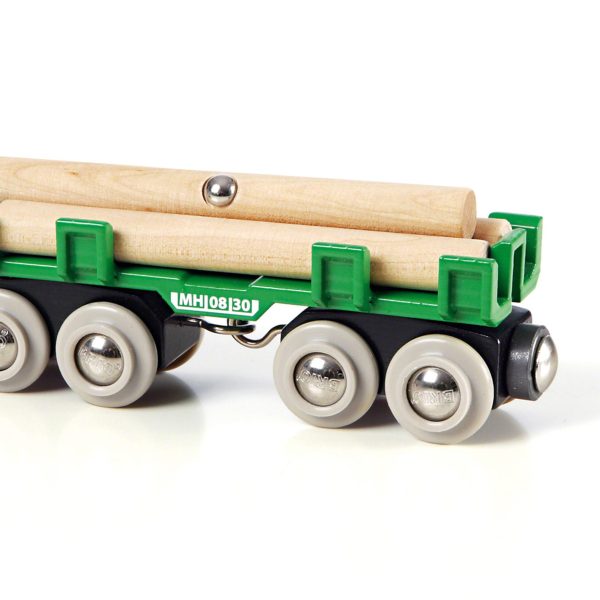 BRIO 33696 Timmervagn med timmer|