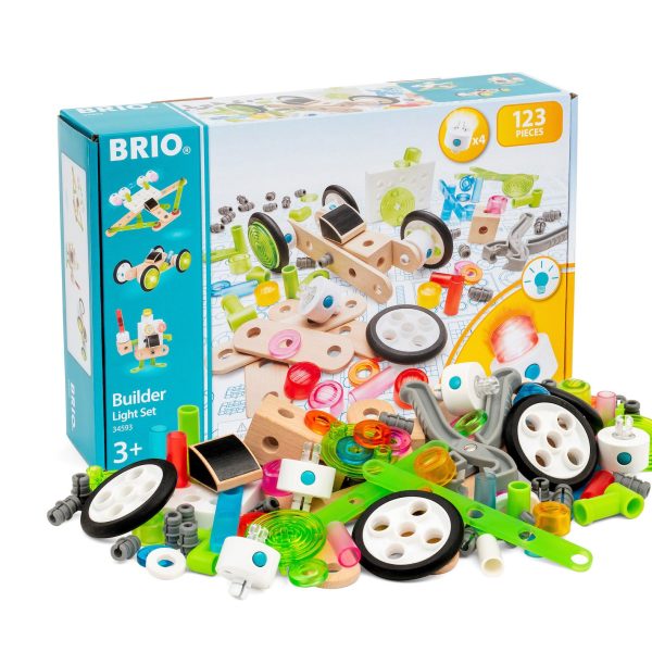 BRIO 34593 Builder Byggsats Med Ljus|