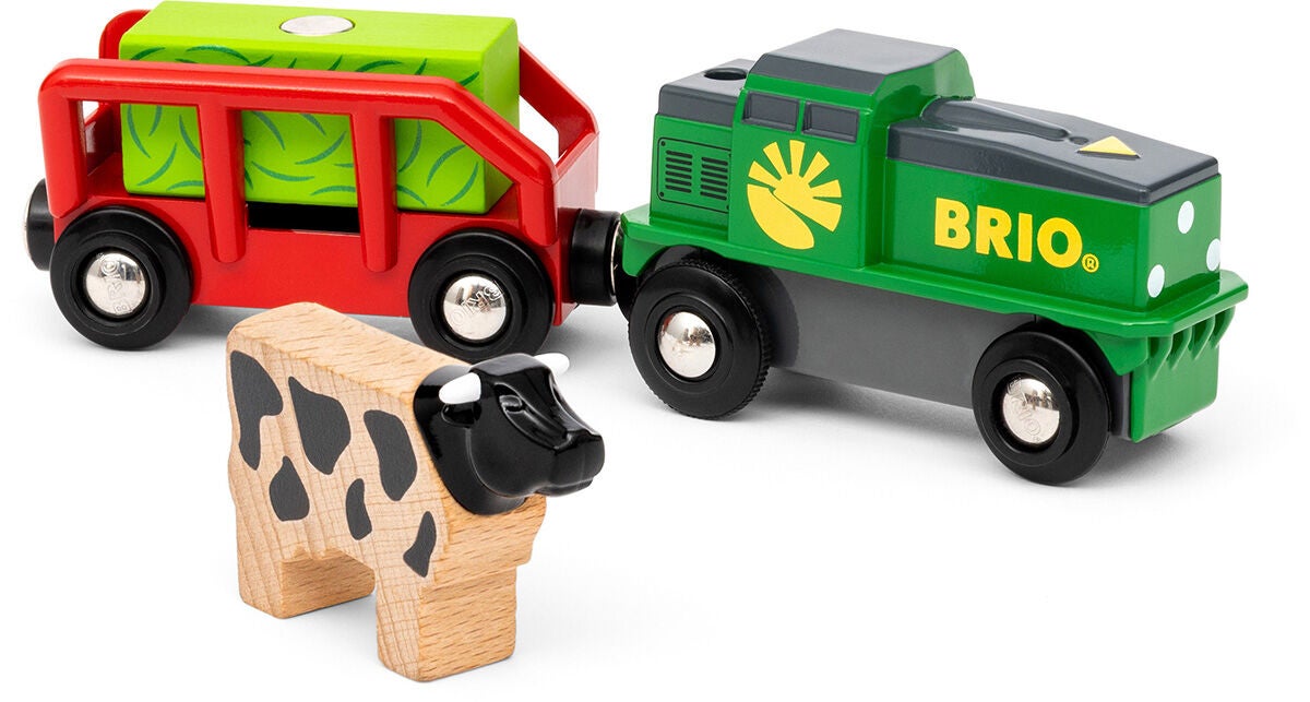 BRIO 36018 World Farm Batteri Traktor|