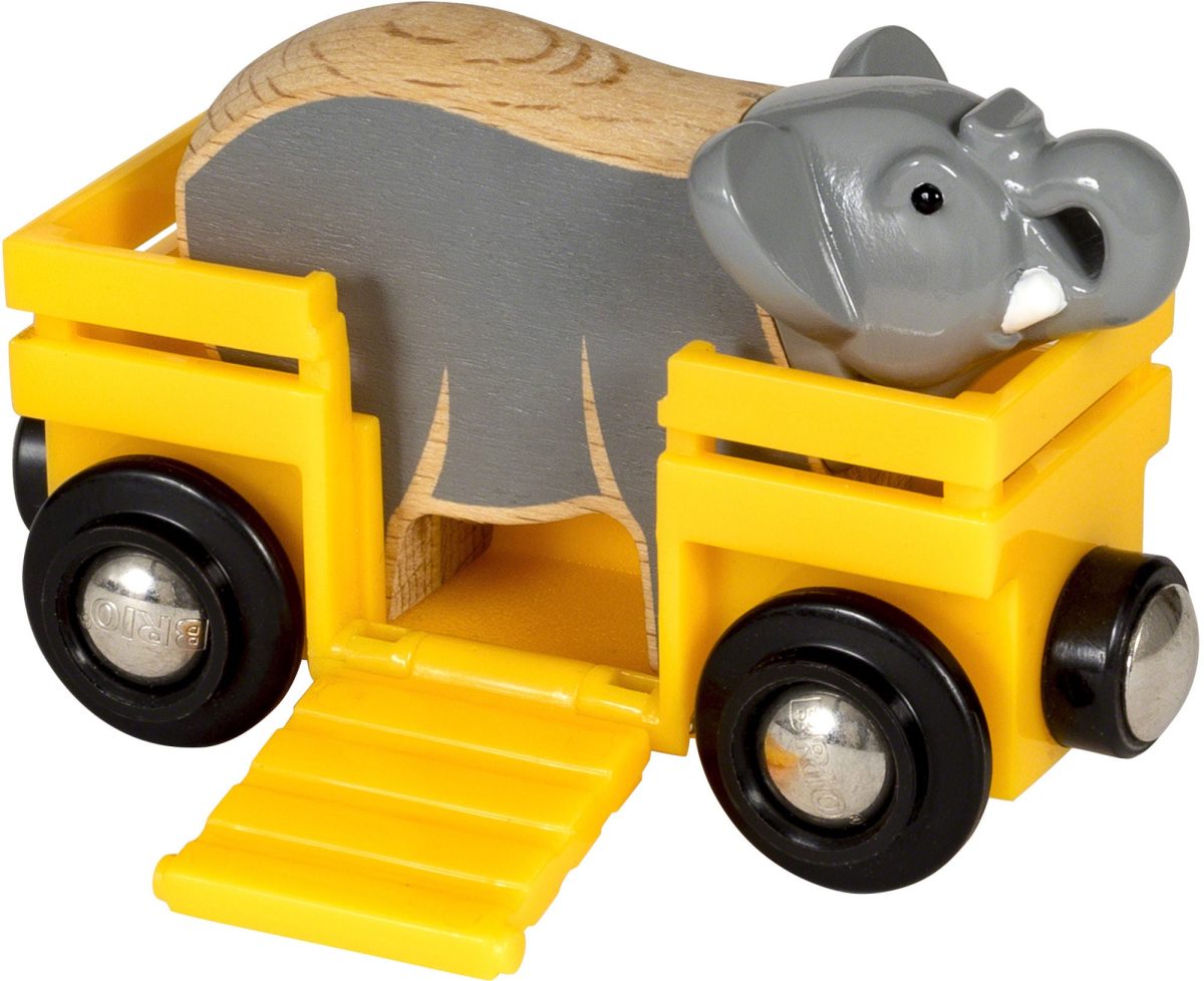 BRIO World 33969 Elefant Och Vagn|