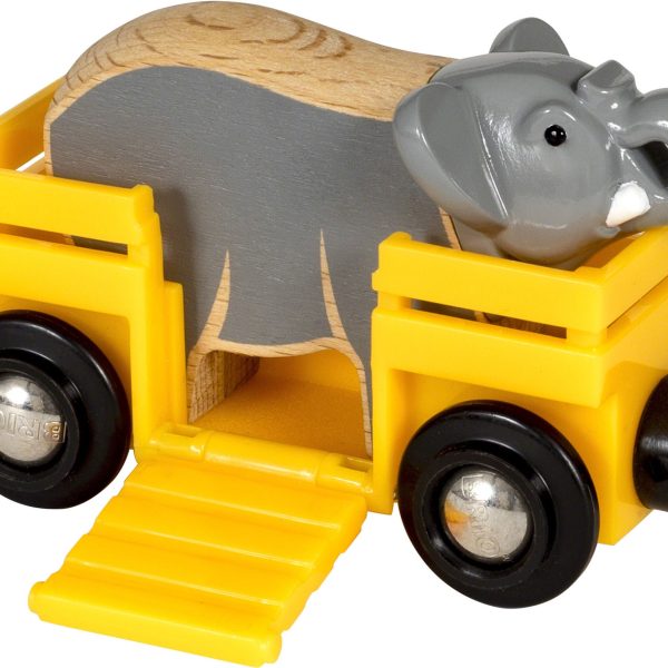 BRIO World 33969 Elefant Och Vagn|