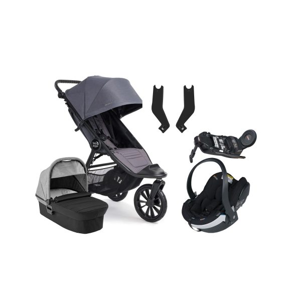 Baby Jogger City Elite 2 Duovagn inkl. BeSafe iZi Go Modular X2 &  Bas