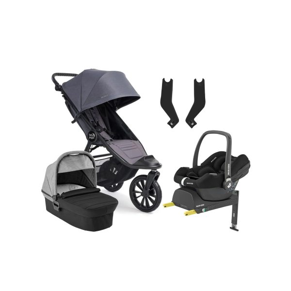 Baby Jogger City Elite 2 Duovagn inkl. Maxi-Cosi CabrioFix &  Bas