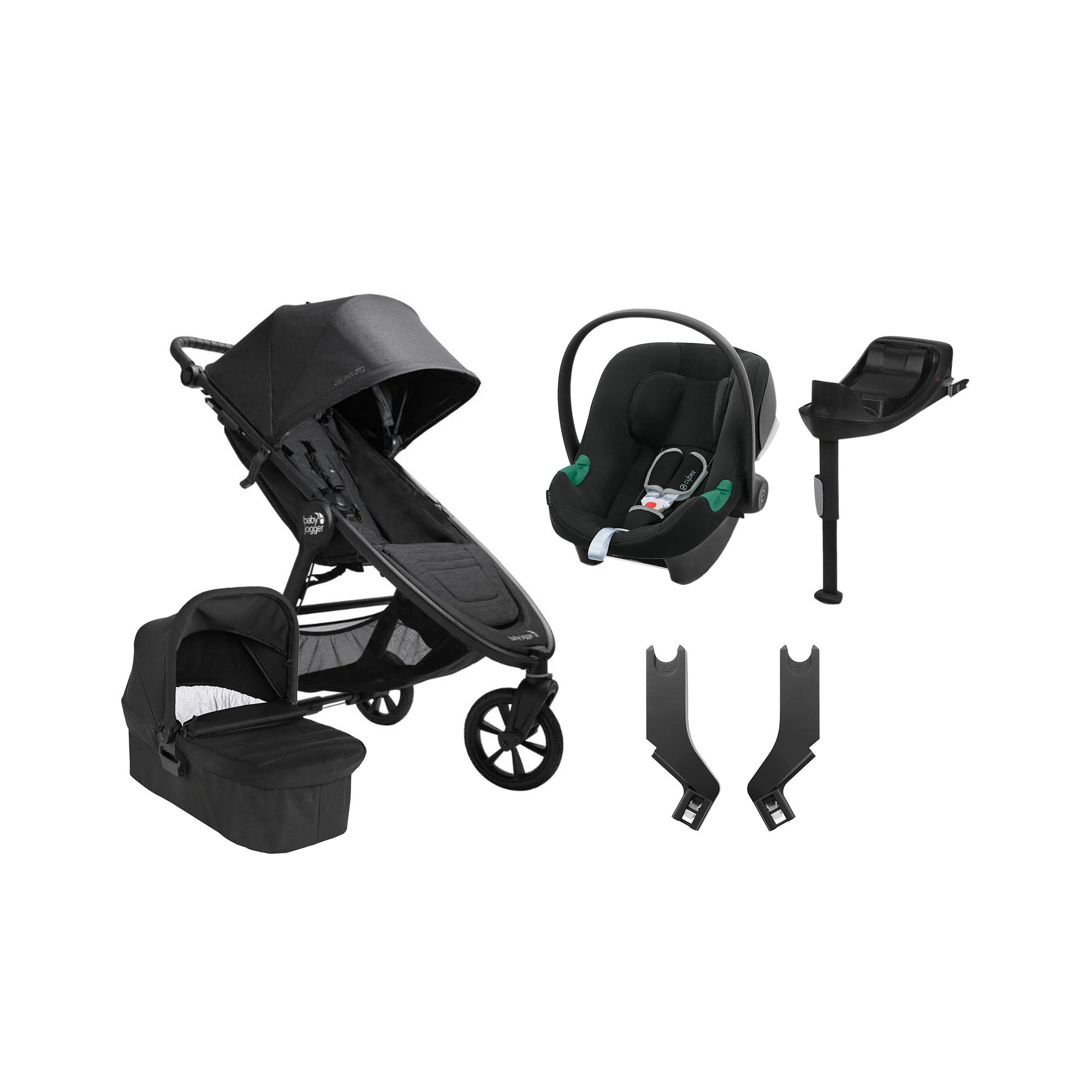 Baby Jogger City Mini GT 2.1 Duovagn inkl. Cybex Aton B2 &  Bas