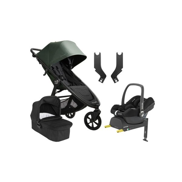 Baby Jogger City Mini GT 2.1 Duovagn inkl. Maxi-Cosi CabrioFix &  Bas