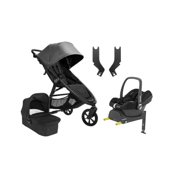 Baby Jogger City Mini GT 2.1 Duovagn inkl. Maxi-Cosi CabrioFix &  Bas