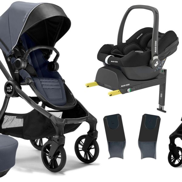 Baby Jogger City Sights Duovagn inkl. Maxi-Cosi CabrioFix i-Size Babyskydd &  Bas