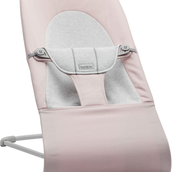 BabyBjörn Balance Soft Babysitter Bomull/Jersey|Ljusrosa/Grå