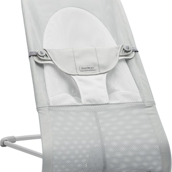 BabyBjörn Balance Soft Babysitter Mesh|Silver/Vit