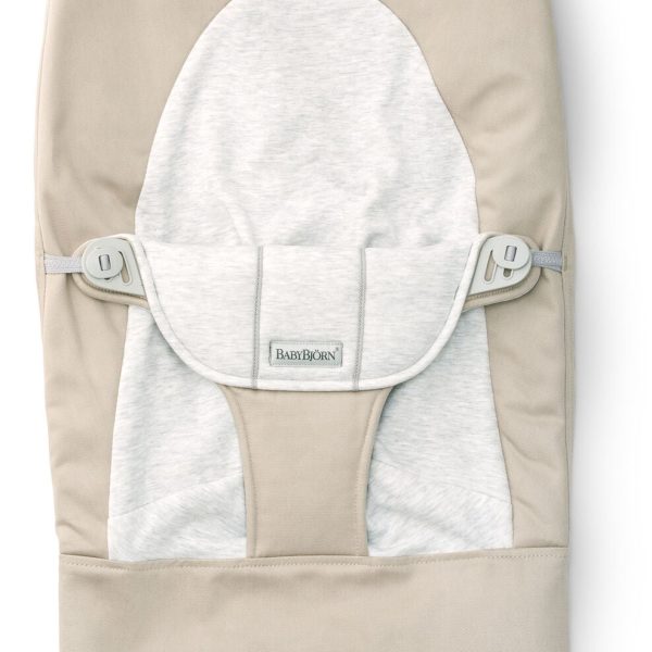 BabyBjörn Balance Soft Tygsits Bomull/Jersey|Beige/Grå