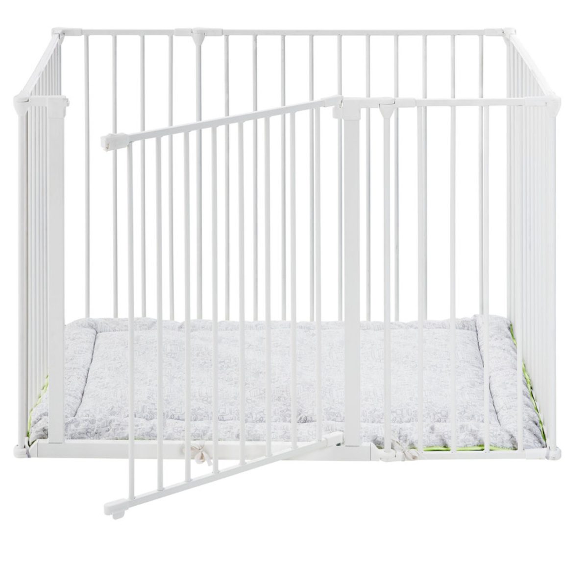 BabyDan Square Lekhage 105x72x71 cm|Vit