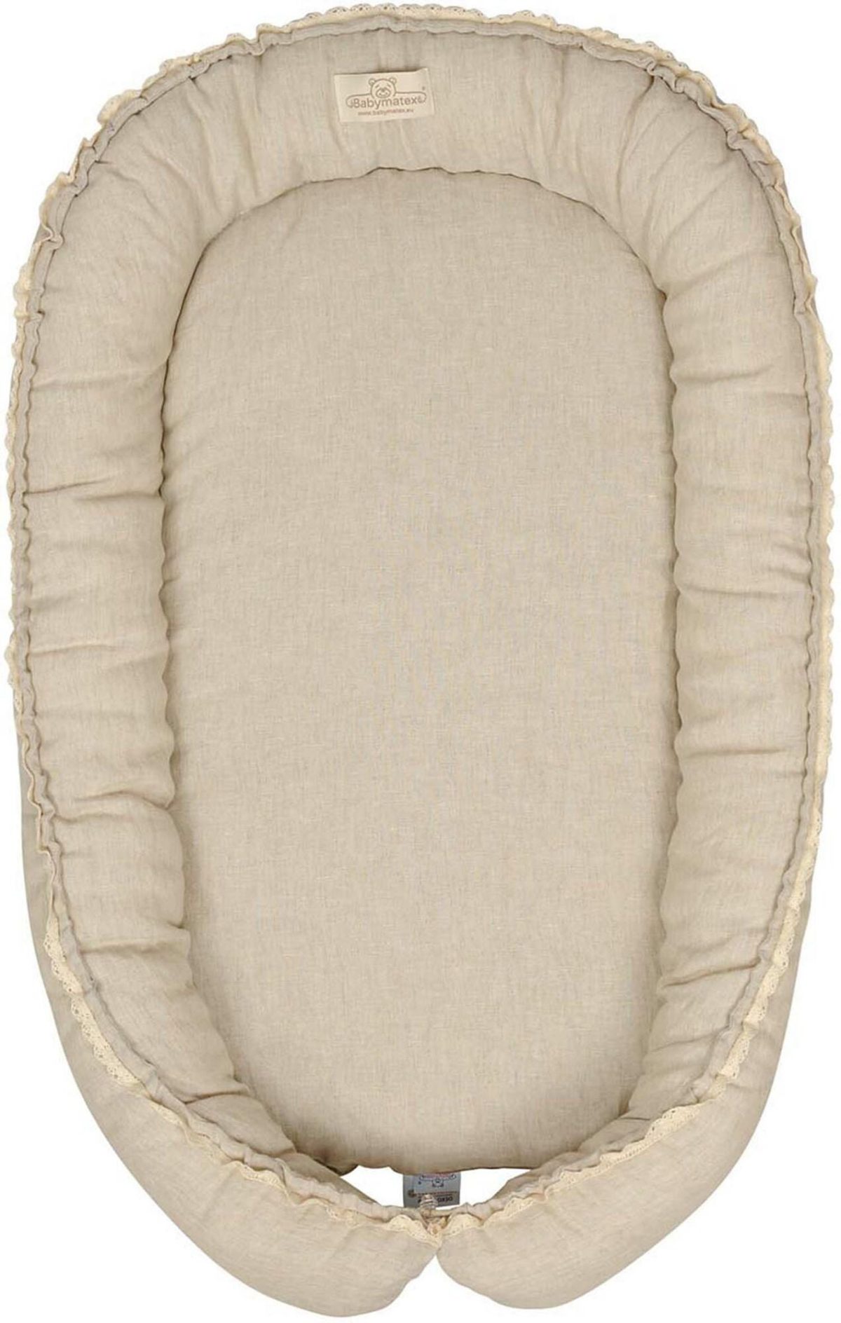 BabyMatex Babynest Linne|Beige