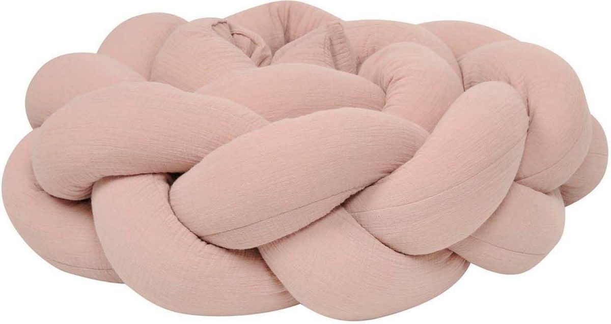 BabyMatex Spjälskydd  Flätad 200 Cm|Rosa