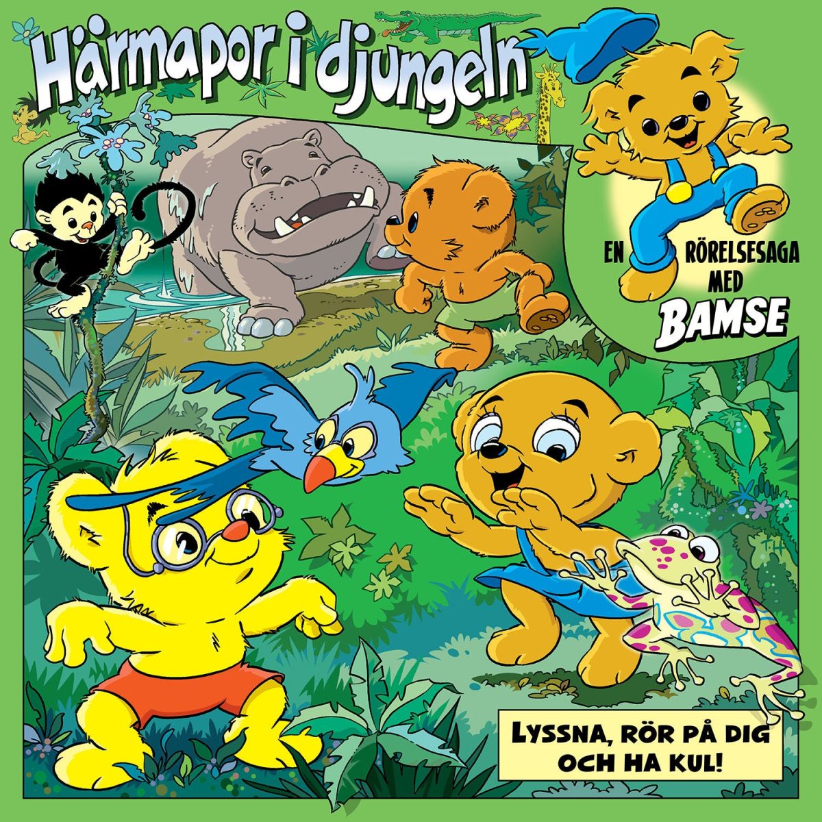 Bamse Rörelsesagor Härmapor I Djungeln