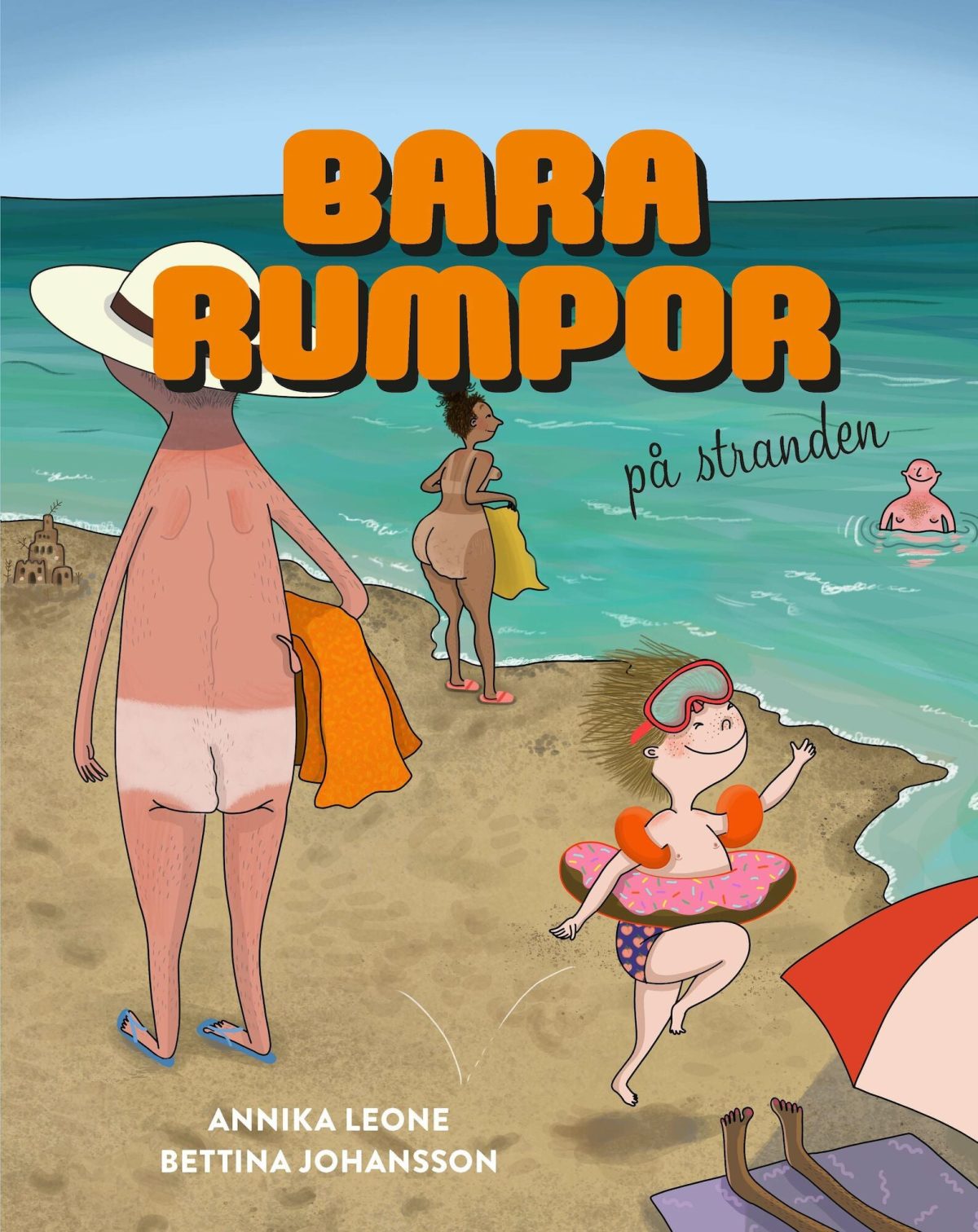 Bara Rumpor Bok På Stranden