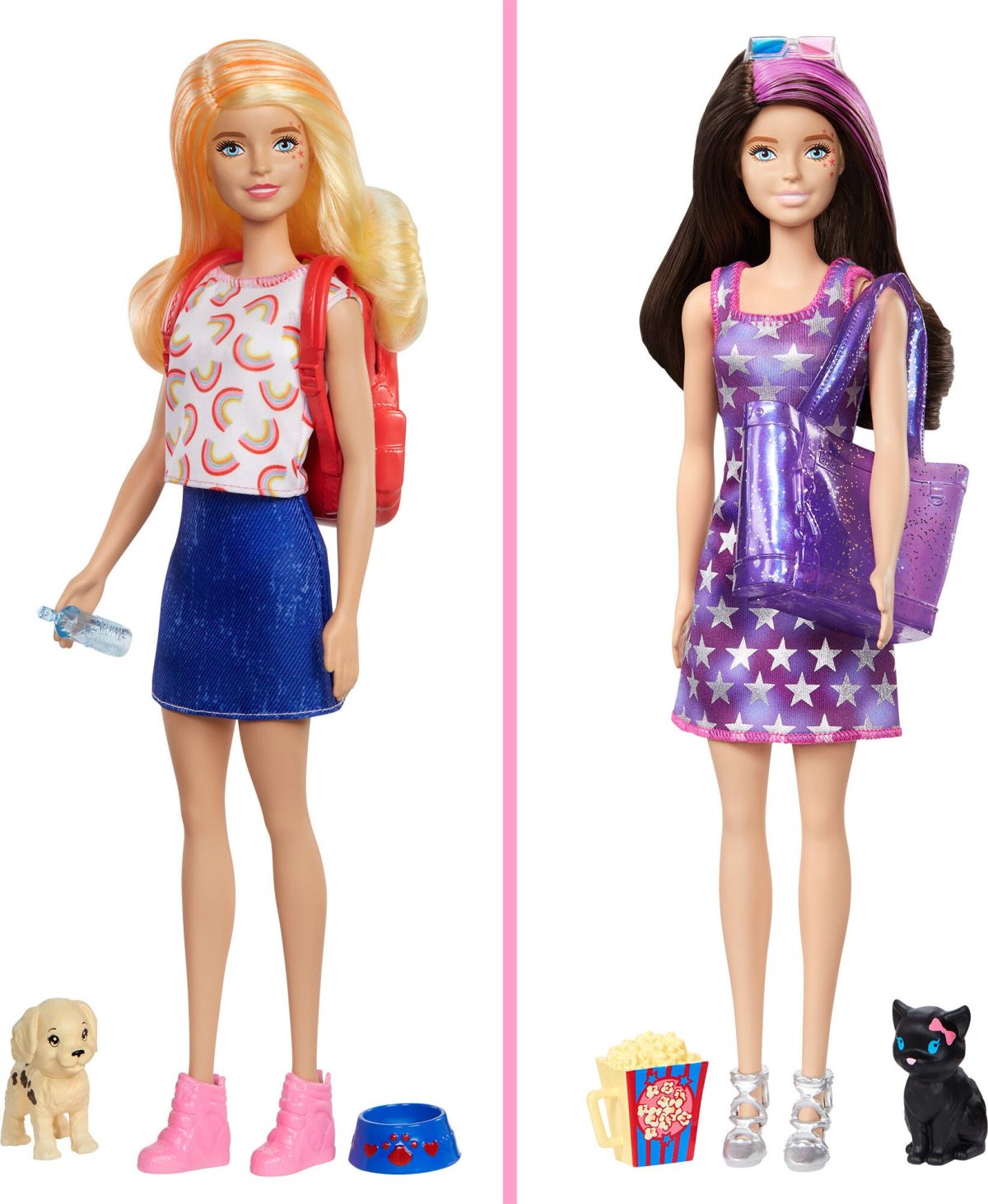 Barbie Color Reveal Park To Movies Docka|