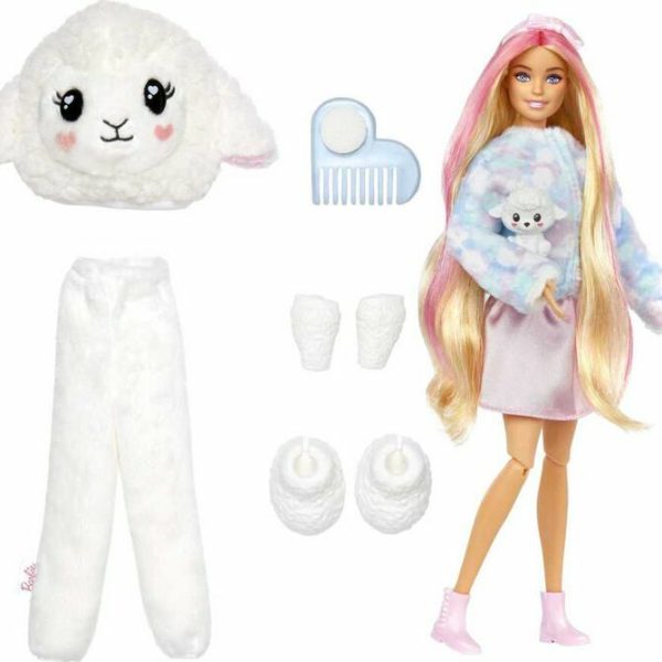 Barbie Cutie Reveal Docka Lamm|