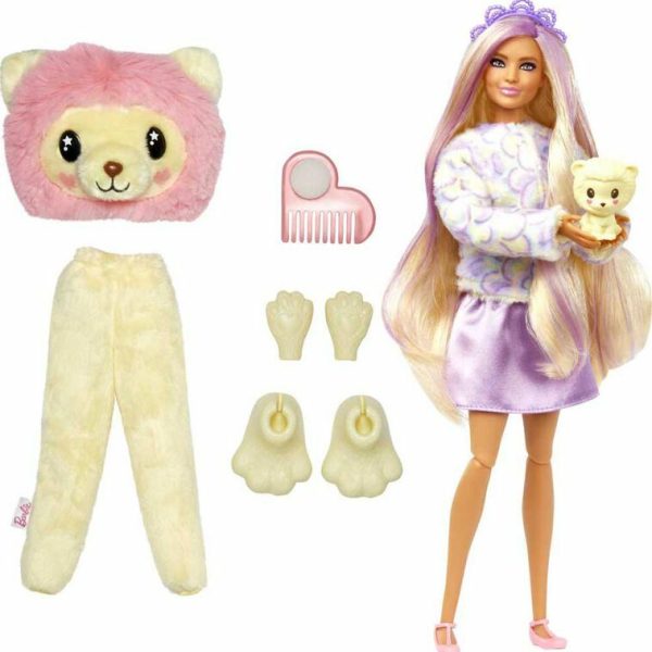 Barbie Cutie Reveal Docka Lejon|