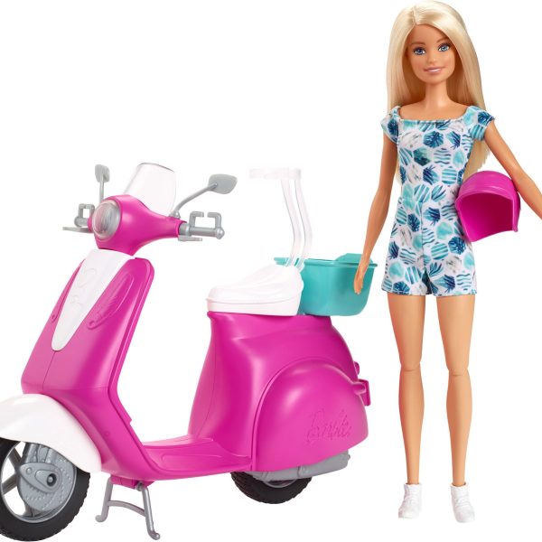 Barbie Docka &  Scooter|