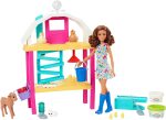 Barbie Lekset med Docka Hatch &  Gather Egg|