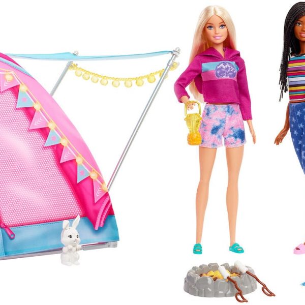 Barbie Let's Go Camping Lekset Tält|