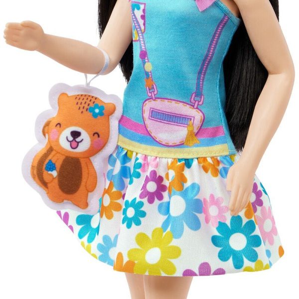 Barbie My First Docka Svart Hår med Räv|