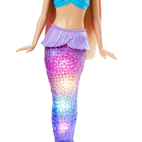 Barbie Twinkle Lights Mermaid Modedocka|Flerfärgad