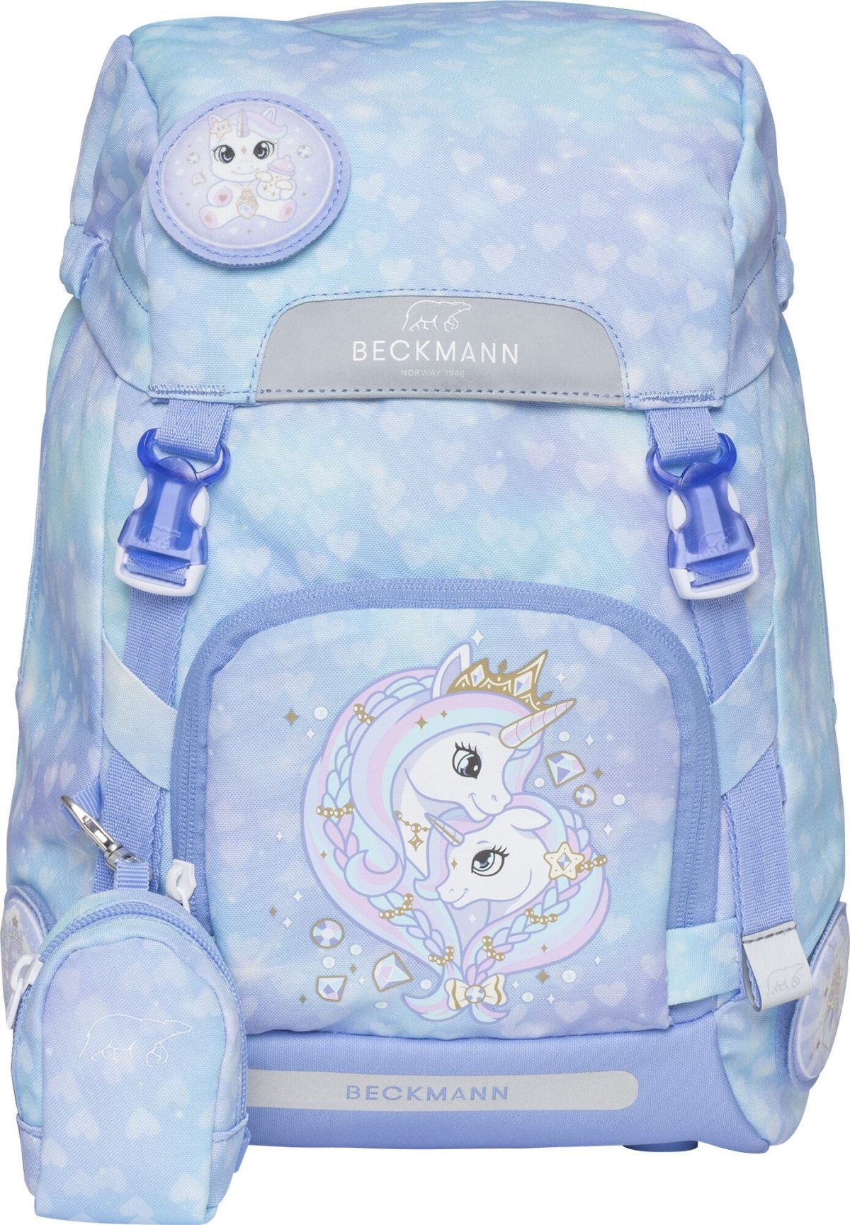 Beckmann Classic Ryggsäck 22L|Unicorn Princess Ice Blue - Bäst i test