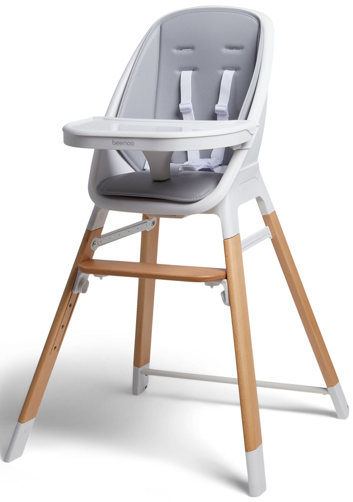 Beemoo CARE 2-in-1 Matstol|White/Beige