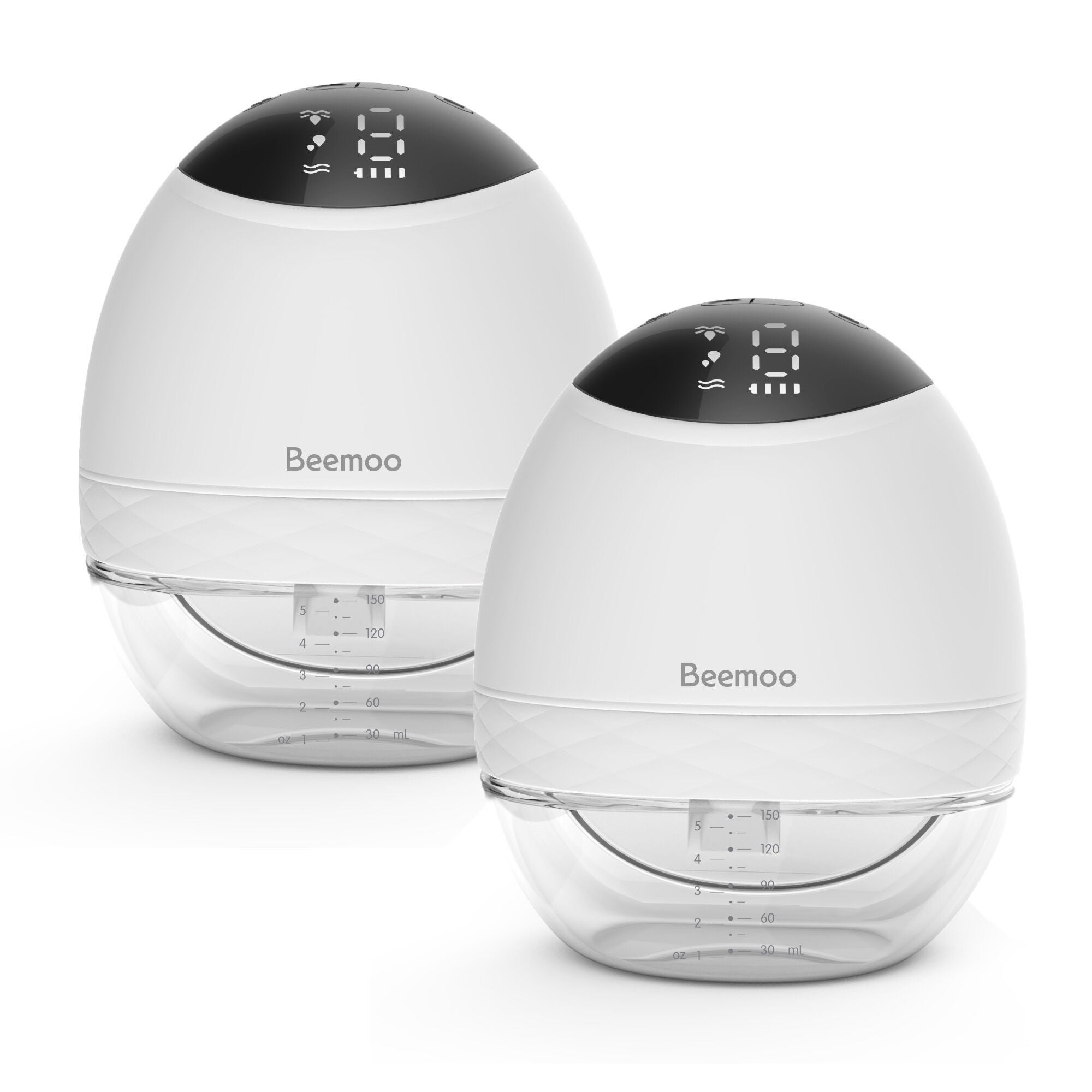 Beemoo CARE Wearable LED Elektrisk Bröstpump Dubbel|