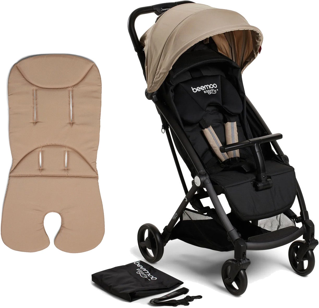 Beemoo Easy Fly+ Sulky inkl. Memory Foam Sittdyna