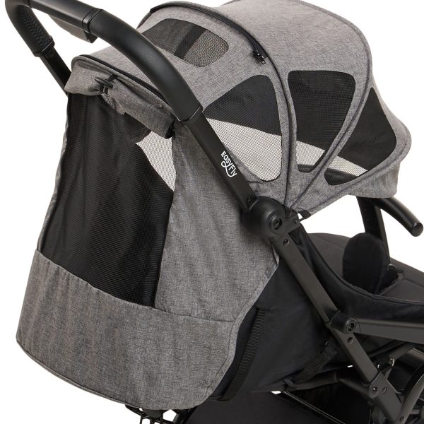 Beemoo Easy Fly/Easy Fly Lux Breezy Sufflett + Bältesskydd|Grey Mélange