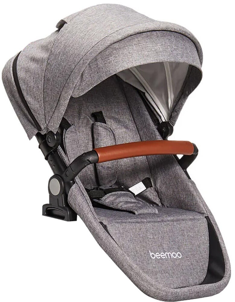 Beemoo Maxi 4 Syskonsits|Grey/Black