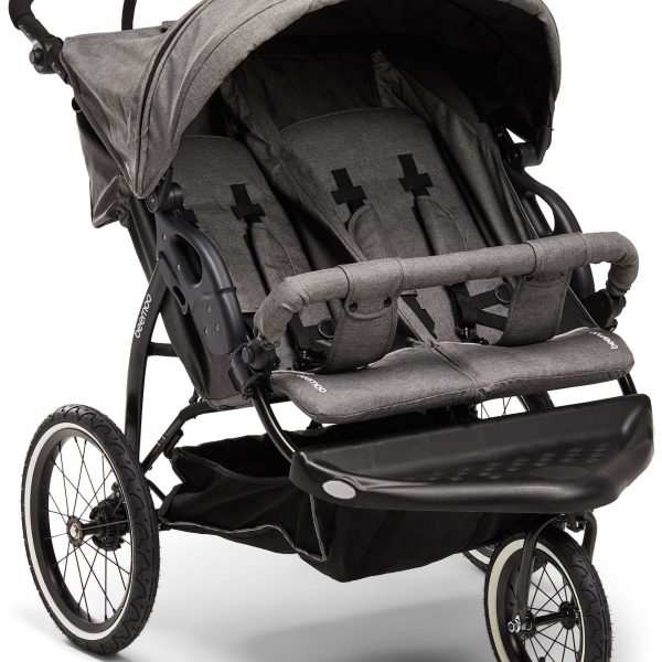 Beemoo Sport Kombo 2 Syskon- &  Tvillingvagn|Grey Melange