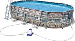 Bestway Power Steel Comfort Jet Series Oval Pool m. Tillbehör 610x366|