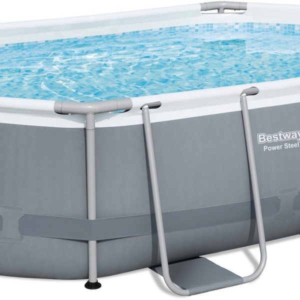 Bestway Power Steel Oval Pool m. Tillbehör 305x200