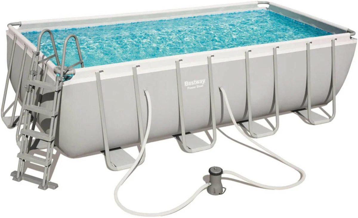 Bestway Power Steel Pool med Tillbehör 488x244|