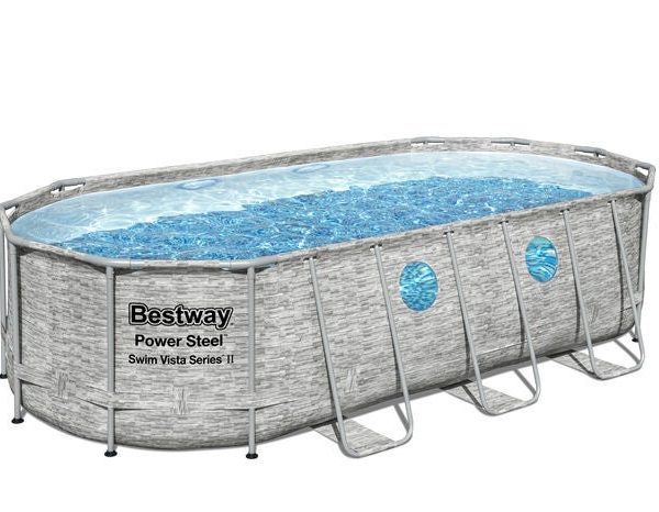 Bestway Power Steel Swim Vista Series Oval Pool m. Tillbehör 549x274|